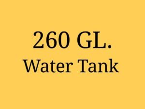 260 gallon water storage tanks