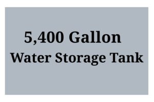 5400 Gallon Water Storage Tank