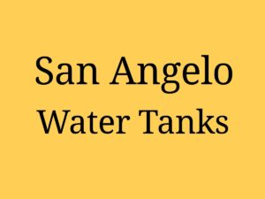 San Angelo TX Water Storage Tanks